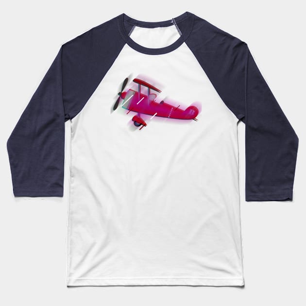 Cool Airplane Baseball T-Shirt by denissmartin2020